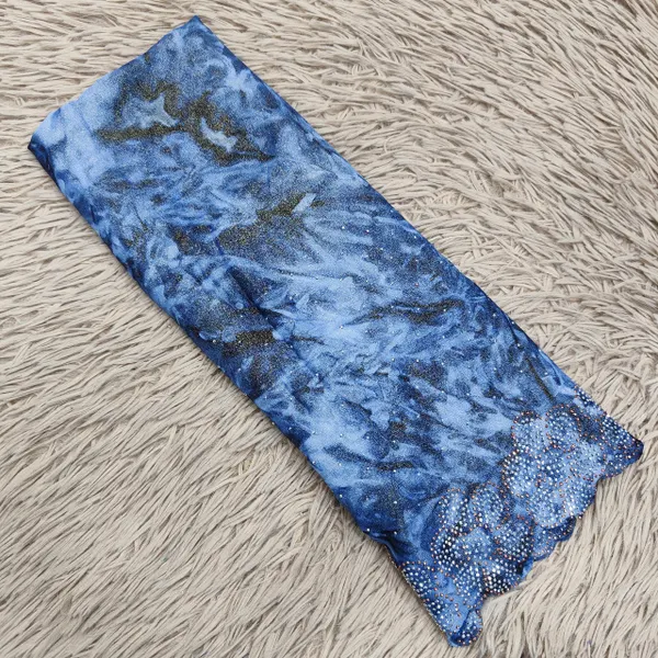 Premium Shimmer Chiffon Hijab with Siroski Stone Work | HJ14